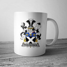 Irish Fitz Patrick Coat of Arms Family Crest Ireland Mug Irish Mug