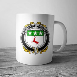 Irish House of O DOHERTY Coat of Arms Family Crest Ireland Mug Irish Mug