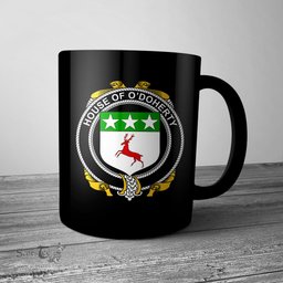 Irish House of O DOHERTY Coat of Arms Family Crest Ireland Mug Irish Mug