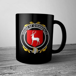 Irish House of O KINNEALLY Coat of Arms Family Crest Ireland Mug Irish Mug