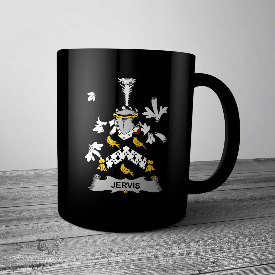 Irish Jervis or Jarvis Coat of Arms Family Crest Ireland Mug Irish Mug