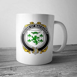 Irish House of MACGARRY Coat of Arms Family Crest Ireland Mug Irish Mug