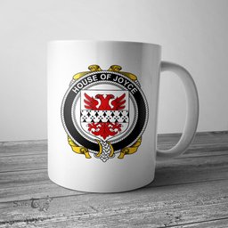 Irish House of JOYCE Coat of Arms Family Crest Ireland Mug Irish Mug