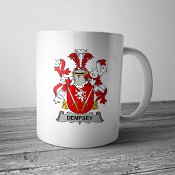 Irish Dempsey or O Dempsey Coat of Arms Family Crest Ireland Mug Irish Mug