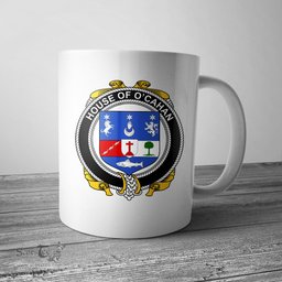 Irish House of O CAHAN (KEANE) Coat of Arms Family Crest Ireland Mug Irish Mug