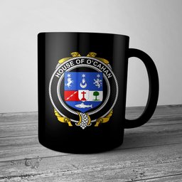 Irish House of O CAHAN (KEANE) Coat of Arms Family Crest Ireland Mug Irish Mug