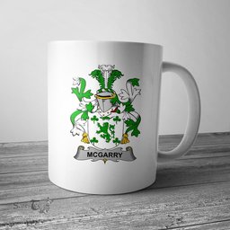 Irish McGarry or Garry Coat of Arms Family Crest Ireland Mug Irish Mug