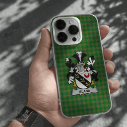 Irish Bland Coat of Arms Family Crest Ireland Phone Case Irish National Tartan Irish County Phone Case