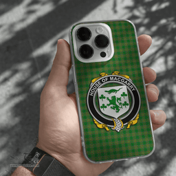 Irish House of MACGARRY Coat of Arms Family Crest Ireland Phone Case Irish National Tartan Irish County Phone Case