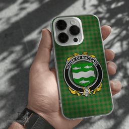 Irish House of MACCABE Coat of Arms Family Crest Ireland Phone Case Irish National Tartan Irish County Phone Case