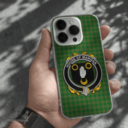 Irish House of MANGAN Coat of Arms Family Crest Ireland Phone Case Irish National Tartan Irish County Phone Case