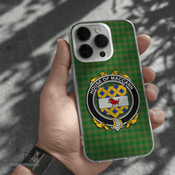 Irish House of MACCANN Coat of Arms Family Crest Ireland Phone Case Irish National Tartan Irish County Phone Case