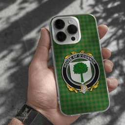 Irish House of O CONNOR (Don) Coat of Arms Family Crest Ireland Phone Case Irish National Tartan Irish County Phone Case