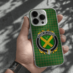 Irish House of O DOWD Coat of Arms Family Crest Ireland Phone Case Irish National Tartan Irish County Phone Case