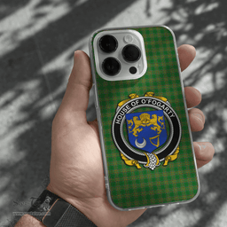 Irish House of O FOGARTY Coat of Arms Family Crest Ireland Phone Case Irish National Tartan Irish County Phone Case