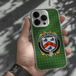 Irish House of MACDERMOT Coat of Arms Family Crest Ireland Phone Case Irish National Tartan Irish County Phone Case
