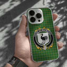 Irish House of MACMAHON (Oriel) Coat of Arms Family Crest Ireland Phone Case Irish National Tartan Irish County Phone Case