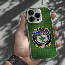 Irish House of O DOWLING Coat of Arms Family Crest Ireland Phone Case Irish National Tartan Irish County Phone Case