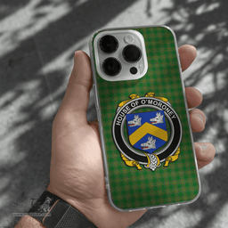 Irish House of O MORONEY Coat of Arms Family Crest Ireland Phone Case Irish National Tartan Irish County Phone Case