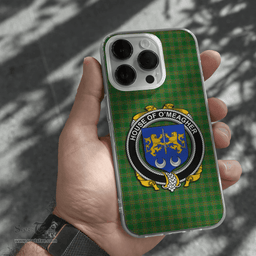 Irish House of O MEAGHER Coat of Arms Family Crest Ireland Phone Case Irish National Tartan Irish County Phone Case