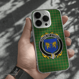 Irish House of O TREHY (Troy) Coat of Arms Family Crest Ireland Phone Case Irish National Tartan Irish County Phone Case