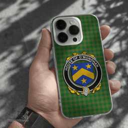 Irish House of O MONOHAN Coat of Arms Family Crest Ireland Phone Case Irish National Tartan Irish County Phone Case