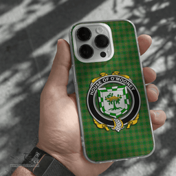 Irish House of O MOONEY Coat of Arms Family Crest Ireland Phone Case Irish National Tartan Irish County Phone Case