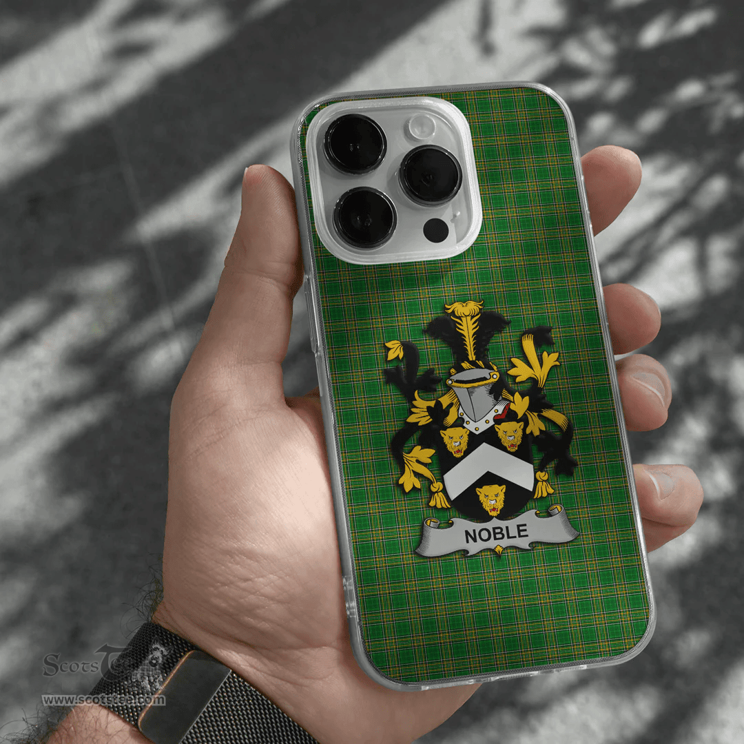 Irish Noble Coat of Arms Family Crest Ireland Phone Case Irish National Tartan Irish County Phone Case