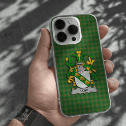 Irish Low Coat of Arms Family Crest Ireland Phone Case Irish National Tartan Irish County Phone Case