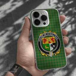 Irish House of O SULLIVAN Coat of Arms Family Crest Ireland Phone Case Irish National Tartan Irish County Phone Case