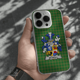 Irish Neill or McNeill Coat of Arms Family Crest Ireland Phone Case Irish National Tartan Irish County Phone Case