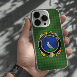 Irish House of O SHEEHAN Coat of Arms Family Crest Ireland Phone Case Irish National Tartan Irish County Phone Case