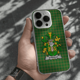 Irish Reilly or O Reilly Coat of Arms Family Crest Ireland Phone Case Irish National Tartan Irish County Phone Case