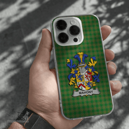 Irish Mahony or O Mahoney Coat of Arms Family Crest Ireland Phone Case Irish National Tartan Irish County Phone Case