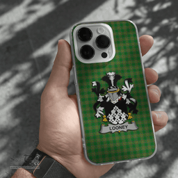 Irish Looney or O Lunney Coat of Arms Family Crest Ireland Phone Case Irish National Tartan Irish County Phone Case