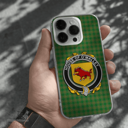 Irish House of O MALLEY Coat of Arms Family Crest Ireland Phone Case Irish National Tartan Irish County Phone Case