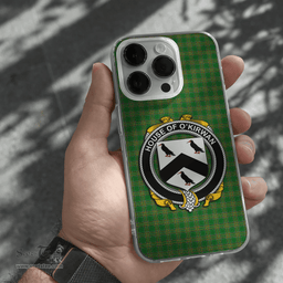 Irish House of O KIRWAN Coat of Arms Family Crest Ireland Phone Case Irish National Tartan Irish County Phone Case