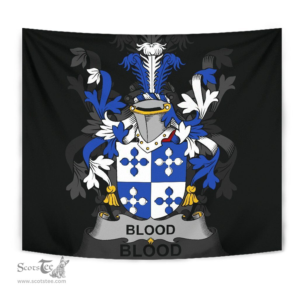 Irish Blood Coat of Arms Family Crest Ireland Tapestry Irish Tapestry