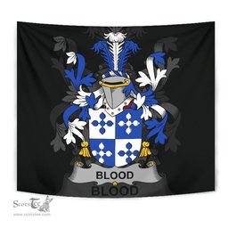 Irish Blood Coat of Arms Family Crest Ireland Tapestry Irish Tapestry