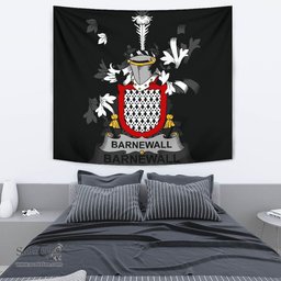 Irish Barnewall Coat of Arms Family Crest Ireland Tapestry Irish Tapestry