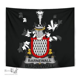 Irish Barnewall Coat of Arms Family Crest Ireland Tapestry Irish Tapestry
