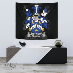 Irish Archdall Coat of Arms Family Crest Ireland Tapestry Irish Tapestry