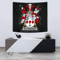 Irish Bloomfield Coat of Arms Family Crest Ireland Tapestry Irish Tapestry