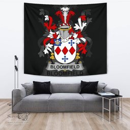 Irish Bloomfield Coat of Arms Family Crest Ireland Tapestry Irish Tapestry