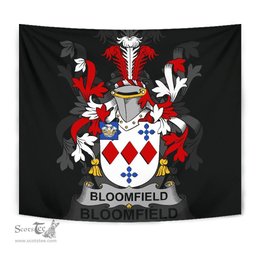 Irish Bloomfield Coat of Arms Family Crest Ireland Tapestry Irish Tapestry