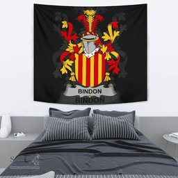 Irish Bindon Coat of Arms Family Crest Ireland Tapestry Irish Tapestry