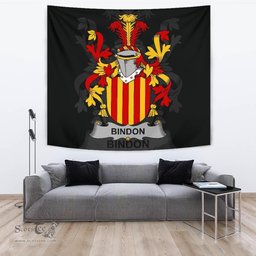 Irish Bindon Coat of Arms Family Crest Ireland Tapestry Irish Tapestry