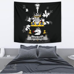 Irish Boulger or O'Bolger Coat of Arms Family Crest Ireland Tapestry Irish Tapestry