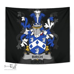 Irish Birch Coat of Arms Family Crest Ireland Tapestry Irish Tapestry