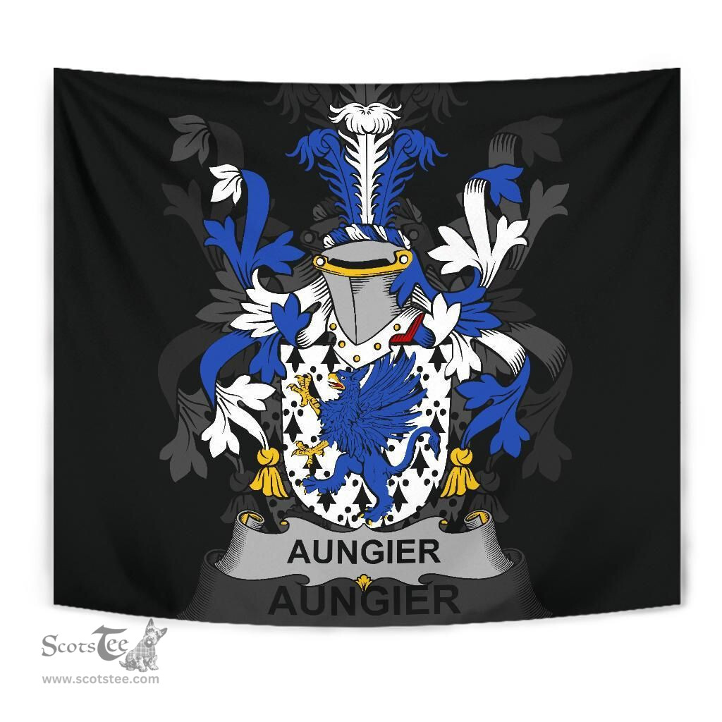 Irish Aungier Coat of Arms Family Crest Ireland Tapestry Irish Tapestry
